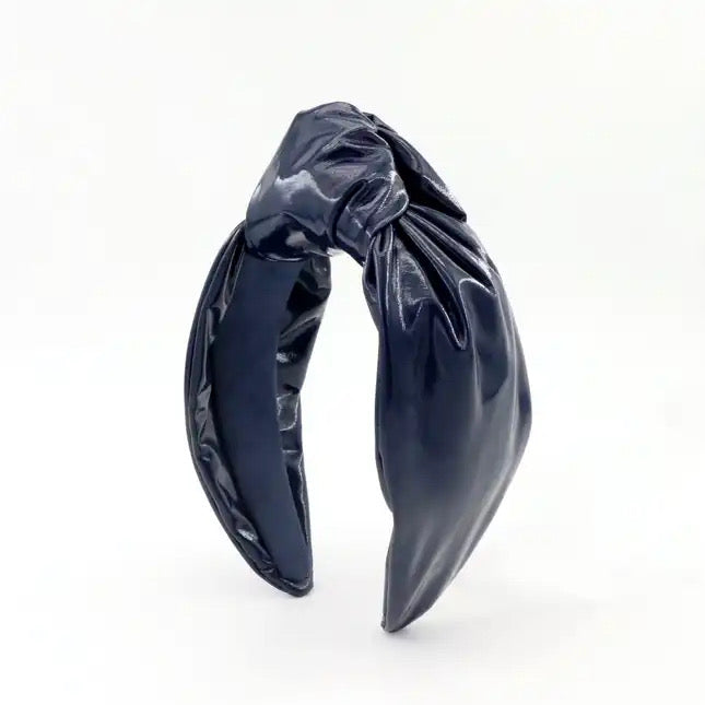 Leatherette Knotted Headband