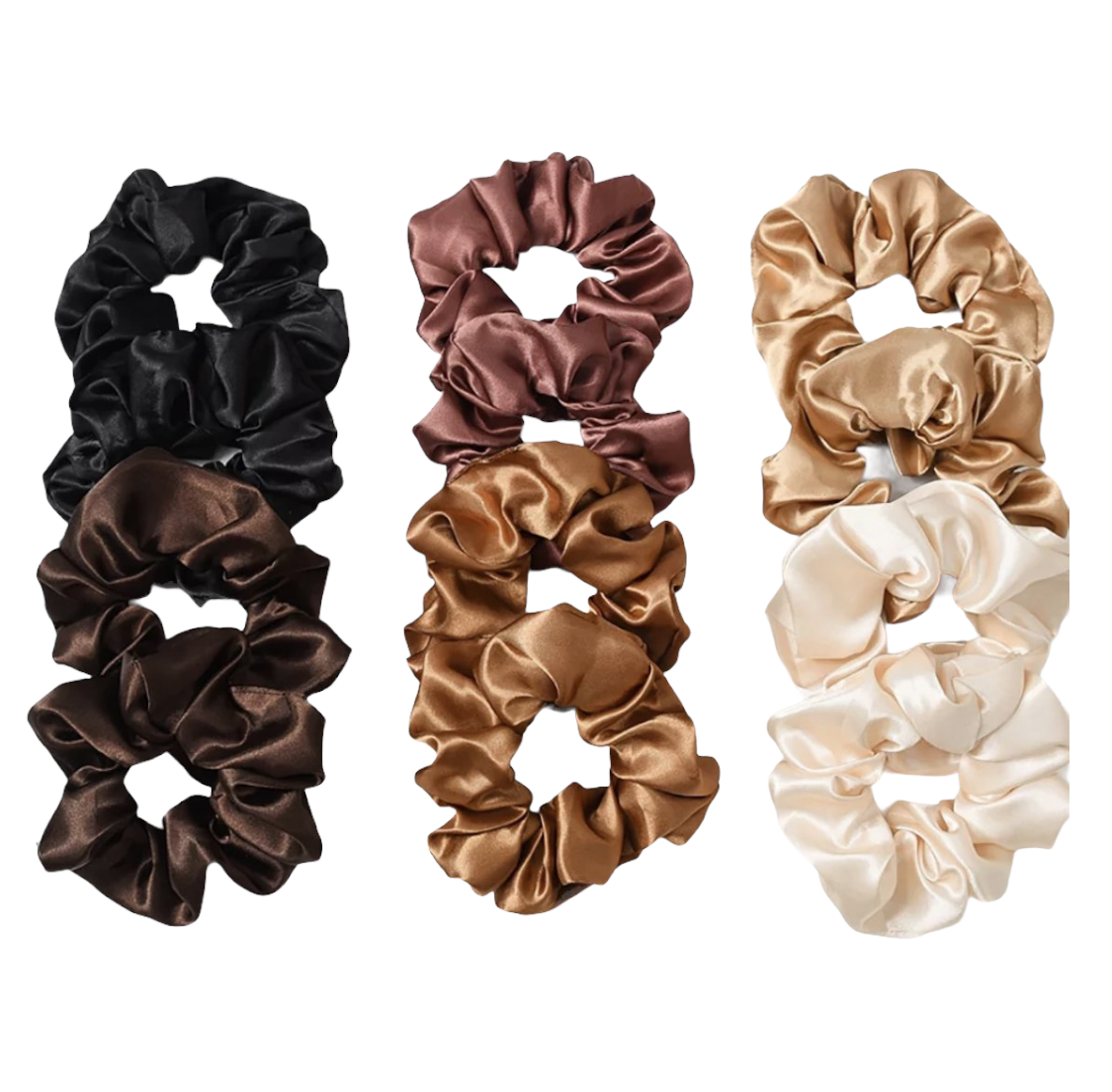 Satin Hair Scrunchies