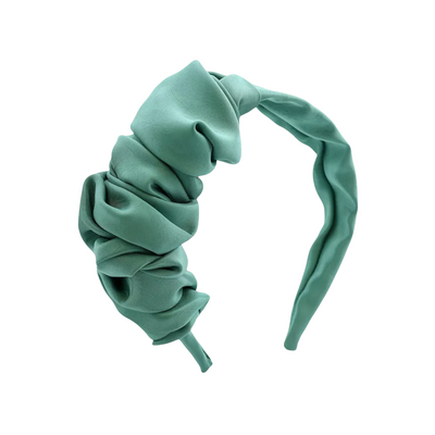 Ruched Side-Ruffle Headband