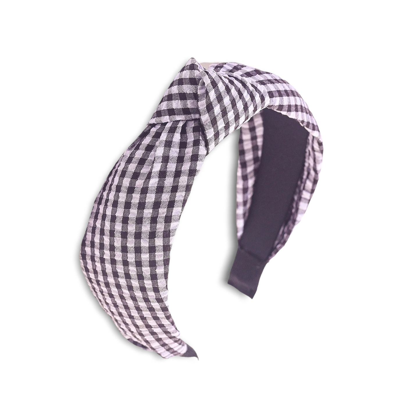 Gingham Knotted Headband