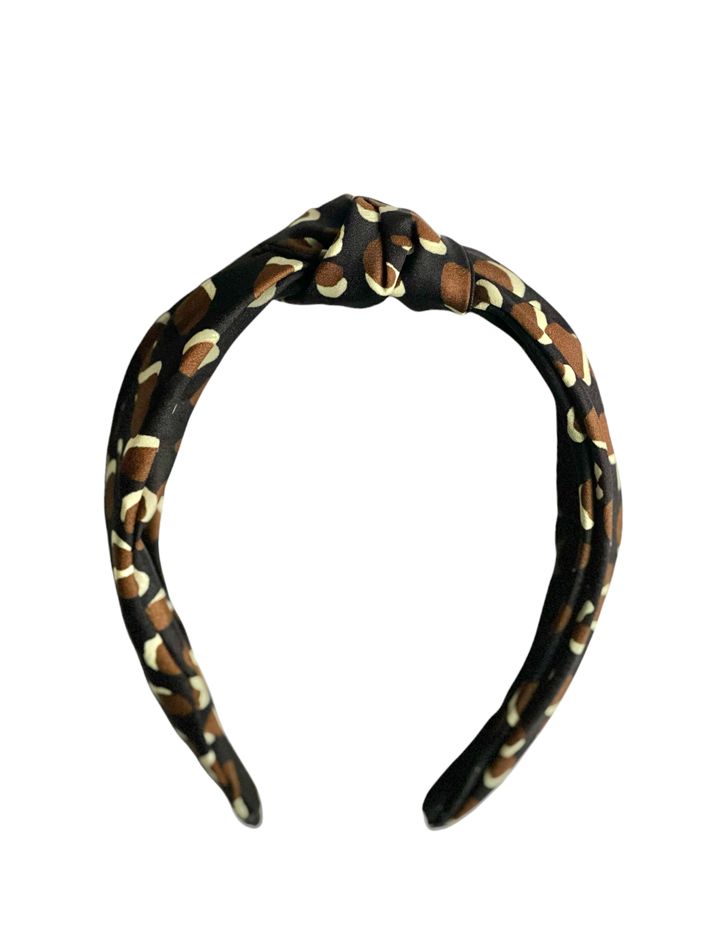 Lively Leopard Print Knotted Headband