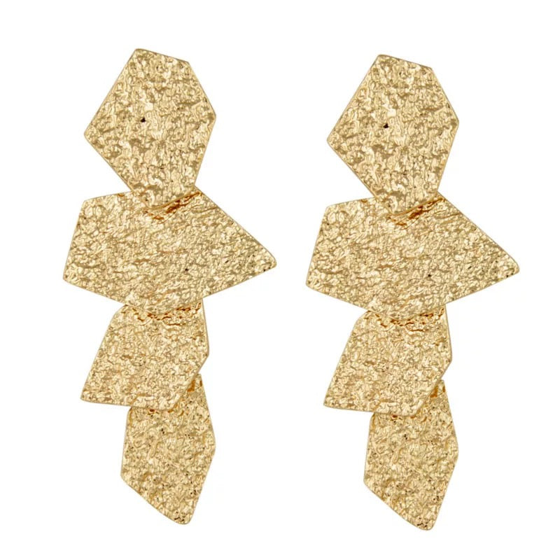 Gold-Tone Drop Earrings