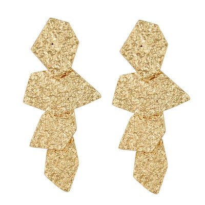 Gold-Tone Drop Earrings