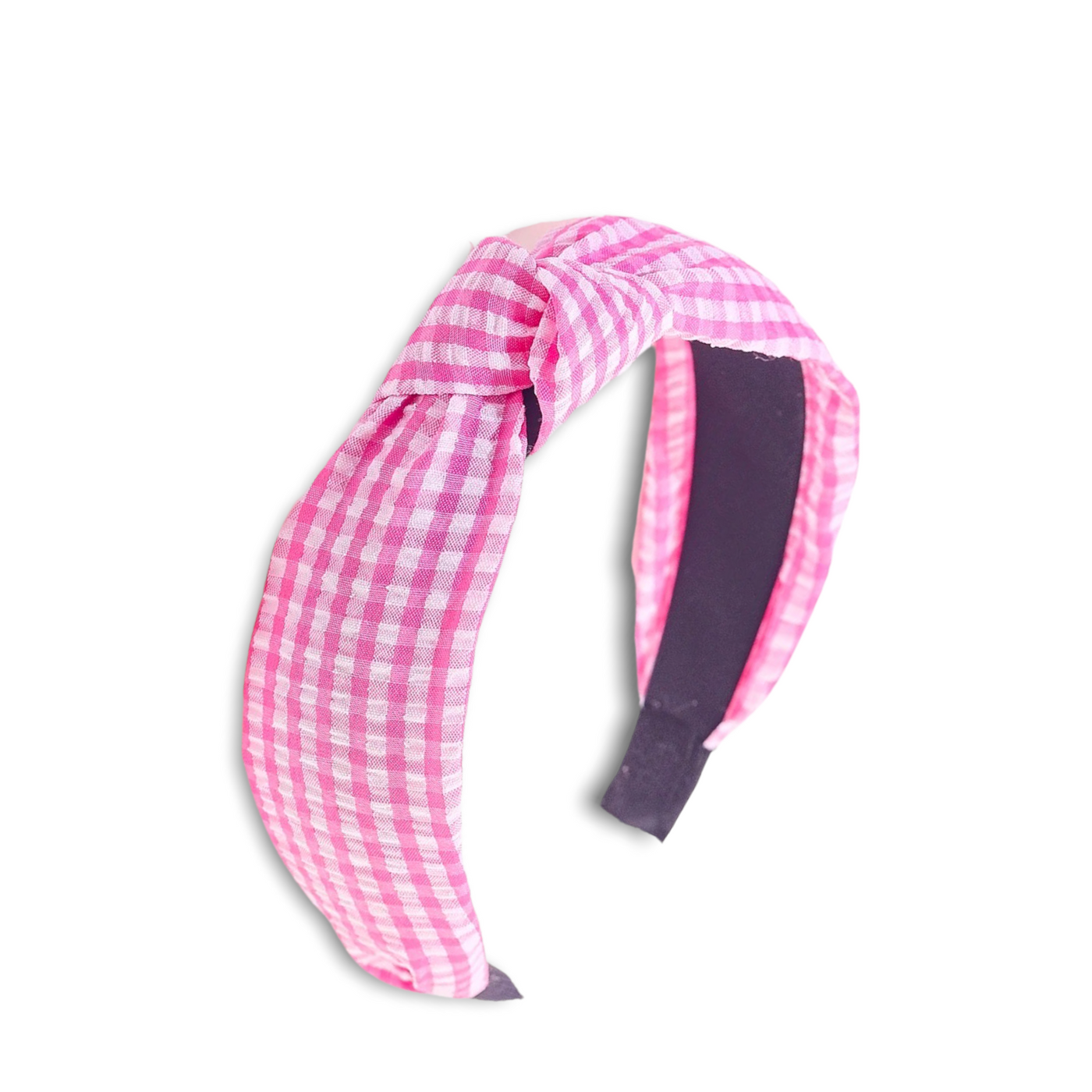 Gingham Knotted Headband