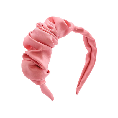 Ruched Side-Ruffle Headband