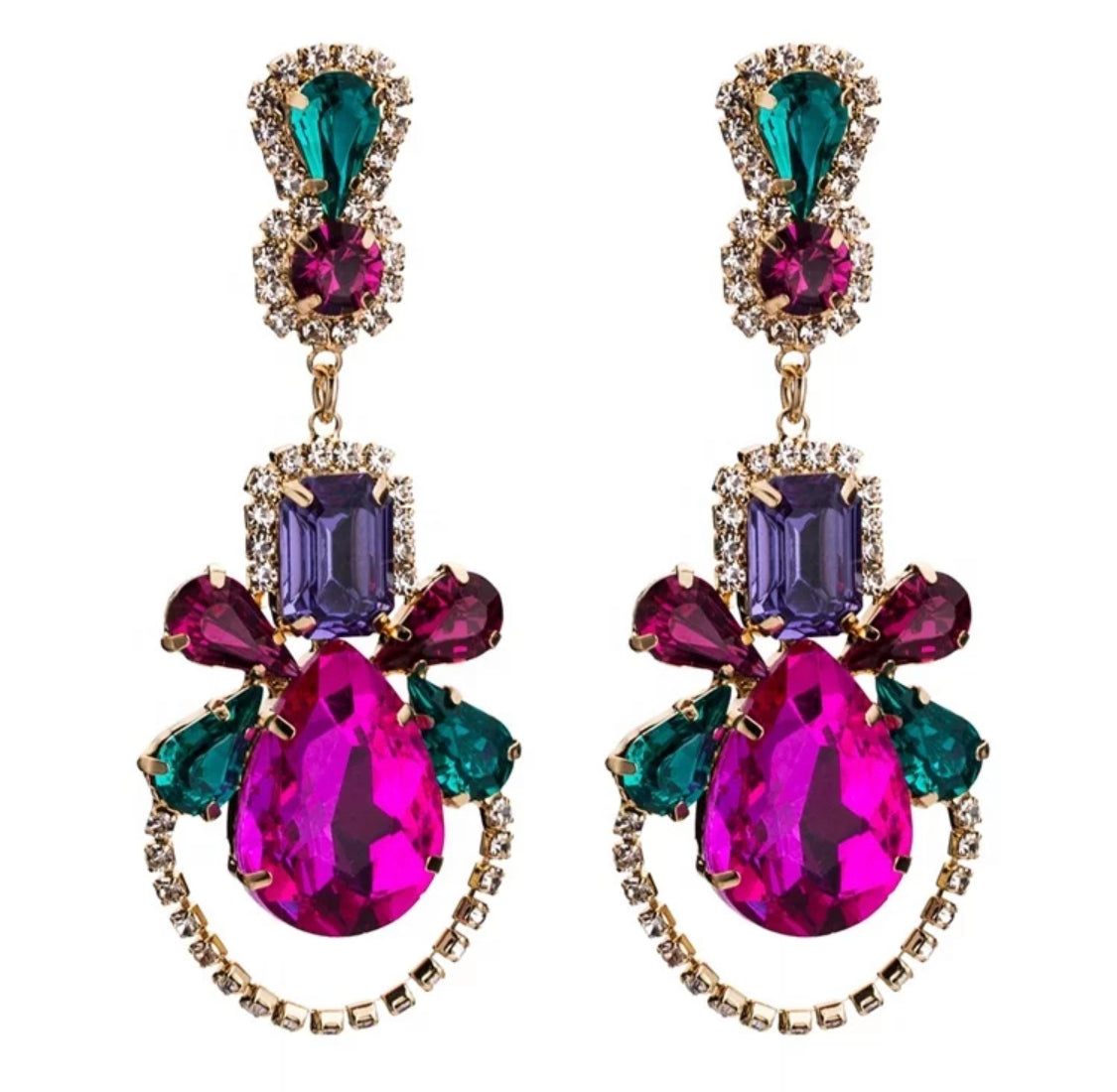 Gem Drop Earrings