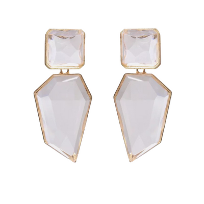 Clearly Geometric Earrings