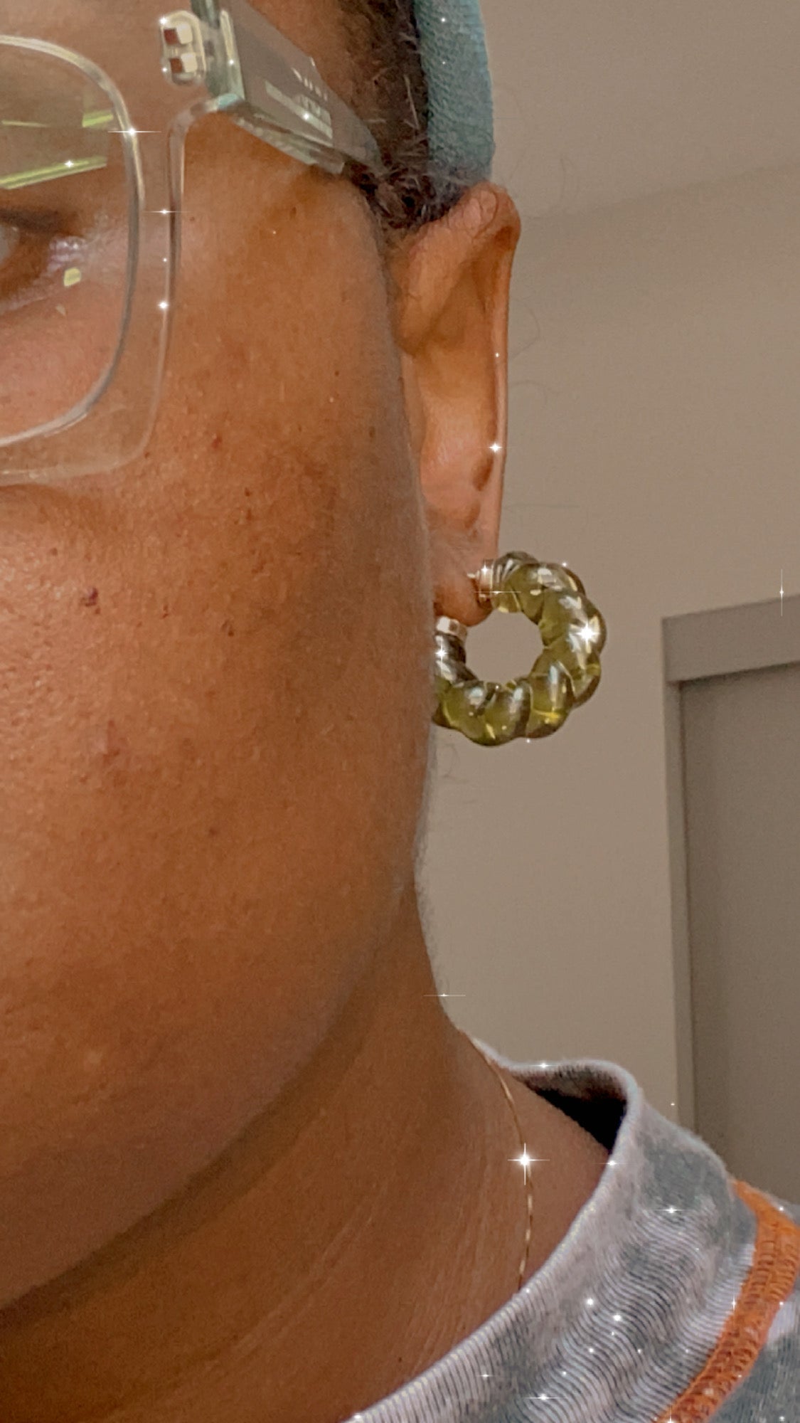 Crescent Hoops Earrings