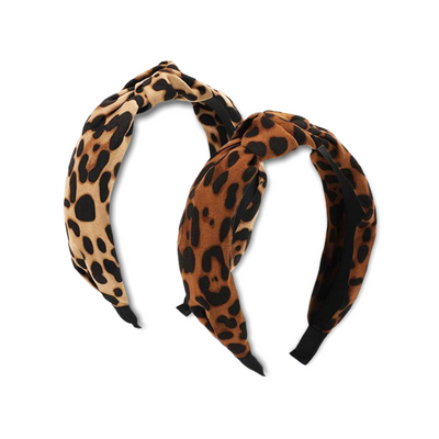 Leopard Print Knotted Headband